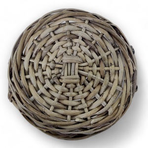 Cesta de fruta de ratán gris Kubu tradicional barata con revestimiento de plástico cestas de almacenamiento naturales funcionales para alimentos - Product Image 3