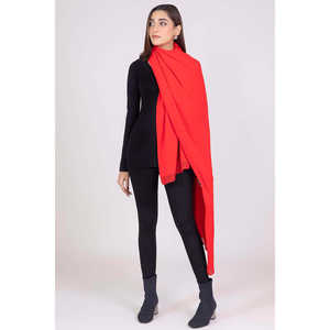 Châle en tricot solide avec motif imprimé Modèle WG-SH-W22-119 - Product Image 3