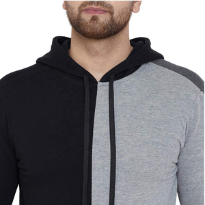 Vente en gros de survêtements écologiques 100% coton surdimensionnés coupe élégante sweats à capuche de sport avec logo personnalisé à la mode sur la taille porter - Product Image 6