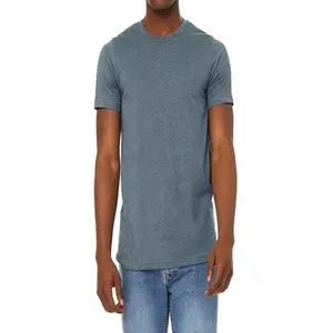 Großhandel Blank T-Shirt Benutzer definierte 100% Baumwolle T-Shirt Druck Logo für Herren Plain T-Shirts Gedruckt Weiß B.