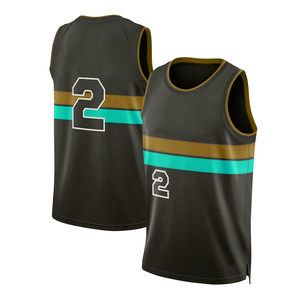 Haute qualité 100% coton hommes T-Shirt nouvelle mode coupe ample imprimé maillot de basket-ball sur mesure chemises de basket-ball en gros - Product Image 1