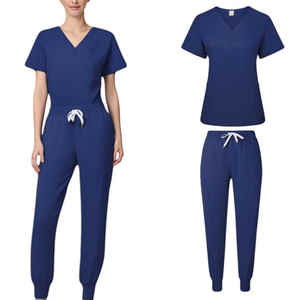 Nouvelle conception de fabrication, uniforme médical unisexe, ensembles de blouses médicales, tissu tissé en polyester/coton, usage hospitalier - Product Image 3