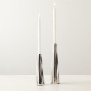 Set of 3 Pcs Cast Aluminium Taper <b>Candle</b> Holders <b>Large</b> <b>Candle</b> Holders for Home Decor - Product Image 4