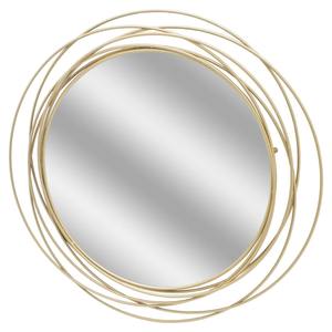 Modern <b>Gold</b> Square Art Deco <b>Wall</b> Mirror Abstract Wire Nest Frame Wedding Decor Living Room Entryway Metal Iron Frame - Product Image 3