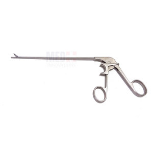 Pinza de agarre manual de acero inoxidable tipo cocodrilo para artroscopia, con punta de gancho para articulaciones pequeñas, reutilizable para uso médico - Product Image 3