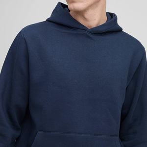 OEM personalizado de los hombres 100% de algodón de gran tamaño sudaderas con capucha Casual Streetwear básico de lana para la temporada de invierno con impresión digital - Product Image 4