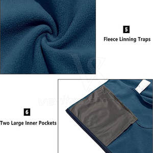 Vestes d'extérieur confortables pour l'automne-hiver, veste SoftShell pour hommes avec membrane respirante moyenne, résistante à l'eau, 2025 - Product Image 6