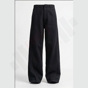 Pantalones Vaqueros Cargo Negros para Hombre, Estilo Y2K, con Múltiples Bolsillos, de Marca, Estilo Urbano, al por Mayor, Personalizados, a Granel - Product Image 1