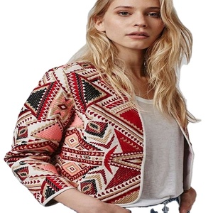 <b>Plus</b> <b>Size</b> Women's <b>Kaftan</b> Jacket-kanya Libas India & Pakistan Style Heavy Work Design Many Different Colors Cotton Blend - Product Image 1
