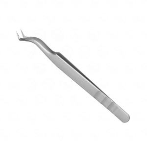 Votre propre logo pince à épiler professionnelle double extension de cils incurvée en vrac quantité - Product Image 4