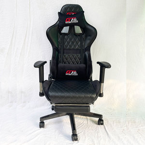 Premium <b>Black</b> GT1368 Gaming Chair with 4D Armrests-SFGC003 - Product Image 3