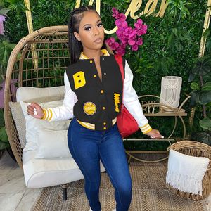 Veste de baseball universitaire unisexe col montant High Street Split Bomber personnalisation vêtements de plein air hommes femmes vente en gros OEM - Product Image 5