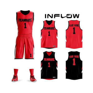 Camiseta de baloncesto personalizada para hombre, camiseta de baloncesto reversible, número bordado, uniforme de baloncesto de malla Vintage - Product Image 6