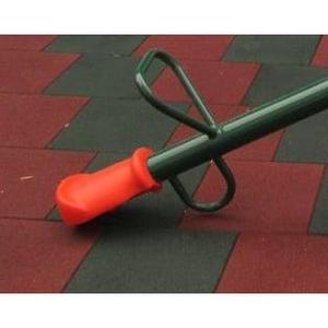Asiento de columpio compatible con tubo de 89 mm, pieza de repuesto de metal y plástico para exteriores/interiores, para jardín, escuela, guardería - Product Image 2