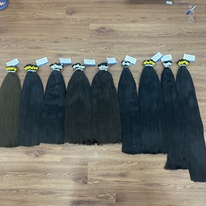 PRODUCTO DE LUJO: venta al por mayor de mechones de pelo trenzado liso de hueso sedoso preestirado de 22 a 30 pulgadas, pelo trenzado liso sintético - Product Image 5