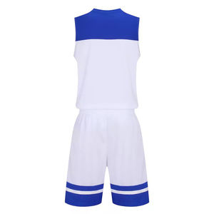 Prix de gros, uniforme de basket-ball personnalisé imprimé par sublimation avec nom/nombrer, tissu 100% polyester, maillots et shorts - Product Image 3
