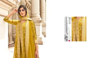 ผ้าแจ็คการ์ดมัสลินวิสคอสจากอินเดียชุดสูททำงานด้วยมือคุณภาพสูงตามต้องการ - Product Image 4