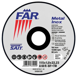 Far-Tm A 46 R Mm. 115x1,0x22,23 - Product Image 1