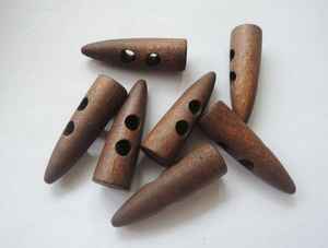 Botón de palanca de cuerno de búfalo pulido de la mejor calidad para abrigos de invierno y Blezzer a precio mayorista - Product Image 2