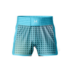 Shorts de boxe MMA Muay Thai pour hommes W4G, légers, respirants, en polyester/nylon, professionnels, durables, à séchage rapide, anti-rétrécissement - Product Image 5