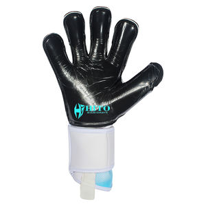 Gants de gardien de but de qualité supérieure, personnalisés, contact de la paume avant en latex, dos en latex haute mousse et enveloppe de pouce en silicone injecté - Product Image 4