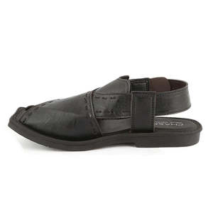 Sandalias Peshawari para Hombre (P003) - Negro - Product Image 4