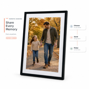 Cadre photo numérique WiFi 7 pouces, écran tactile capacitif 1024x600, 8 Go, application à distance, partage de photos et de vidéos pour cadeaux familiaux - Product Image 3