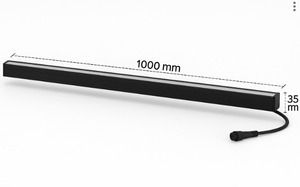 Profilé linéaire RGBW | Éclairage de profil à LED changeant de couleur de 50mm de large | Lumière décorative ambiante de 12W à 15W - Product Image 3