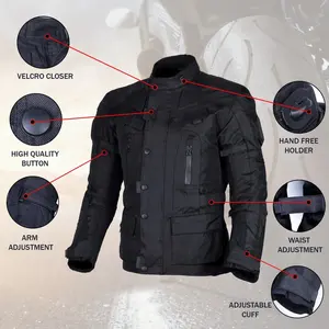 Nouveau design de veste en cuir de moto respirante et confortable pour adultes veste élégante de style de course de moto pour les équipes de motocross - Product Image 5