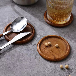 Handmade Beaded <b>Coasters</b> - Boho <b>Drink</b> <b>Coasters</b> with Polyester Backing (4x4 Inch) - Product Image 1