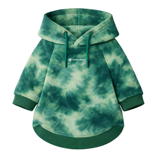 Sudadera con Capucha para Perro de Terciopelo Verde Esmeralda, Suave y Afelpada, Cálida y Cómoda para Invierno, para Perros Pequeños y Medianos - Product Image 4