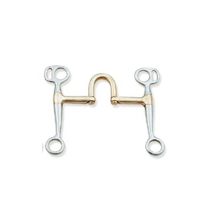 Gerg Darnall Snaffle sudor boca de hierro con incrustaciones de cobre brocas de caballo equipo ecuestre equino 2025 - Product Image 5