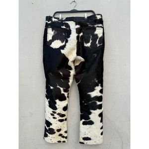 Pantalones de cuero para hombre de color liso hechos en fábrica de Pakistán, diseño de logotipo personalizado, pantalones de cuero para hombre de estilo básico a la moda - Product Image 5