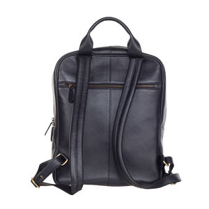 Sac à dos pour ordinateur portable en cuir de vache de luxe, fabrication directe d'usine, designer personnalisé, grand sac d'affaires pour le bureau, sacs d'école, prix de gros en Inde - Product Image 4