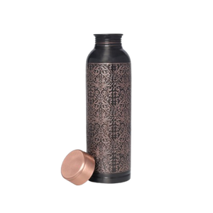 High Quality Custom Printed <b>Water</b> <b>Bottle</b> Premium Packaging 99.9% Copper Adults <b>Kids</b> Drinkware Exports Premium Metal Drinkware - Product Image 1