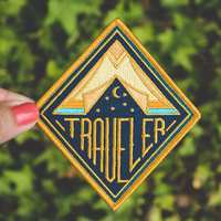 Meilleur Patch Brodé pour Caméra de Travail, Badge Rectangulaire en Tissu Thermocollant