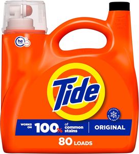 Détergent à lessive liquide sans marée et doux, 100 charges, 132 floz, détergent à lessive Tide, détergent à lessive propre - Product Image 3