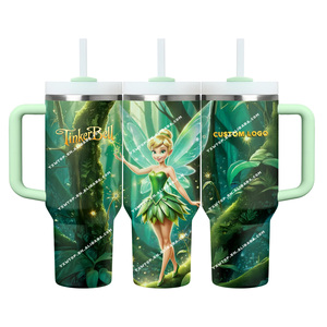 Biểu Tượng Tùy Chỉnh Phim Hoạt Hình <span class=keywords><strong>Tinker</strong></span> Cổ Tích Công Chúa 40Oz Tái Sử Dụng Chân Không Cầm Tay Flask Nhiệt Cup Thép Không Gỉ Rơm Uống Chai Cup - Product Image 5