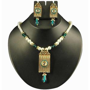 Kriaa Fashion Jewelry Set Collier en pierre autrichienne bleue 2101903 - Product Image 1
