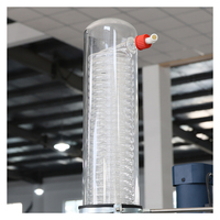 Réacteur en verre à enveloppe chauffante de laboratoire avec contrôle de la température pour la synthèse chimique avec une capacité de 5L-200L