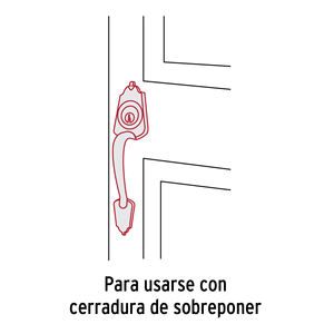 3 stemmi per porte in metallo, finitura nera - Product Image 5