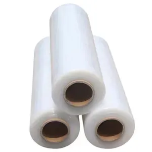 Packing film factory direct supply, moving, packing, dustproof, waterproof stretch body self-adhesive stretch film large roll