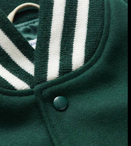 Chaqueta Universitaria de Moda Formal de Primavera, Unisex, Cuello Alto, 100% Lana, Ropa Deportiva en Oferta - Product Image 5