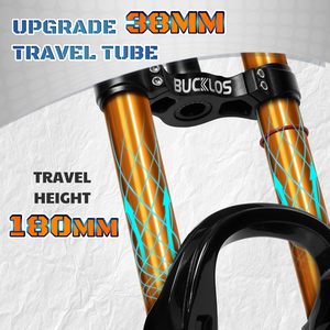 <span class=keywords><strong>Fourche</strong></span> à suspension pneumatique pour VTT BUCKLOS pour DH XC 15*110mm 27,5/<span class=keywords><strong>29</strong></span> pouces 180mm de débattement <span class=keywords><strong>Fourche</strong></span> de vélo à double épaule - Product Image 5