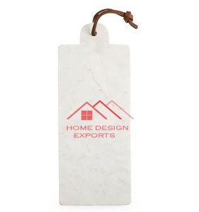 Tabla de Cortar de Mármol al por Mayor para Uso en Fiestas, Tamaño Personalizado, Color Blanco y Artesanía Natural - Product Image 1