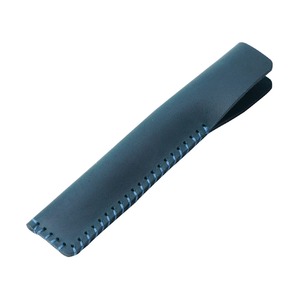 Estuche para lápices de gran capacidad portátil ecológico de cuero genuino personalizado Estuche para bolígrafos hecho a mano con cierre de cremallera - Product Image 2