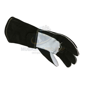 Custom Logo Printed Leather Welding <b>Gloves</b> Work Wear Heat Protection Welding <b>Gloves</b> In Low Moq - Product Image 3