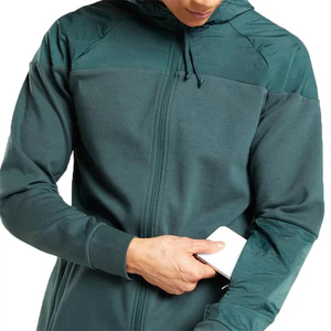 Chándal de invierno de manga larga para hombre Jogging Logotipo personalizado Alta calidad 100% Algodón Fleece Transpirable - Product Image 3