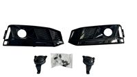 Couvre-phare antibrouillard pour Audi A4 2016-2019, grille de phare antibrouillard pour pare-chocs avant