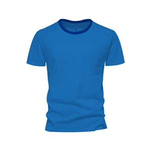 Camiseta de alta calidad para hombre, patrón sólido informal con mangas cortas, estampado de logotipo personalizado a la moda, hecho de Jersey de algodón puro - Product Image 6